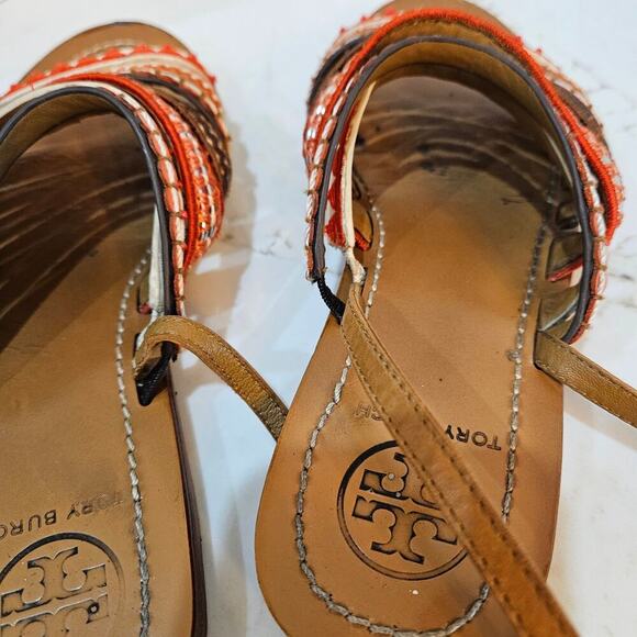 Women's Tori Burch Strappy Size 8.5 - Picture 4 of 9